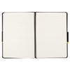 Idena 209284 DIN A5 notebook, FSC mix, ruled, cream-coloured paper,