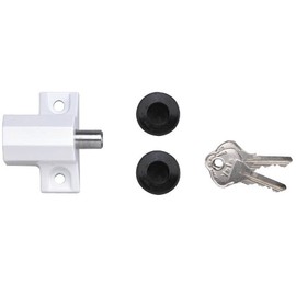 Yale Locks P114 Patio Door Lock White Finish Visi