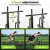 Weight Sled Adjustable Height - Weight Training Pull Sled Gym