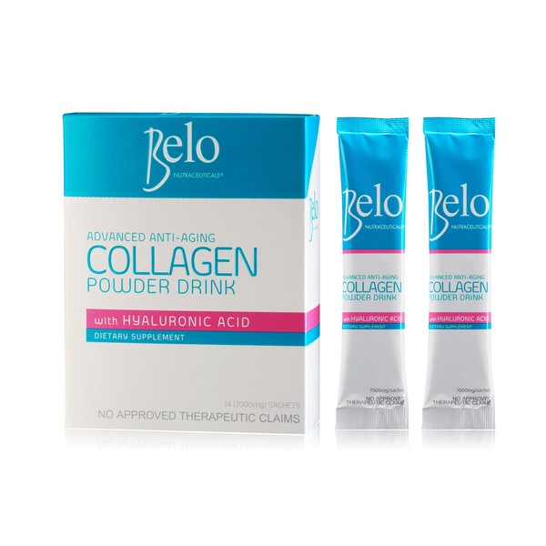 Belo Nutraceuticals Collagen Powder Drink 7000mg X 14s