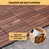 MERITLINE Interlocking Deck Tiles - 30PCS Waterproof Acacia Wood Patio