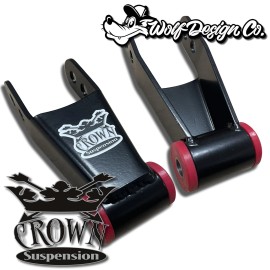Crown 2019-2023 Silverado Sierra Lowering Shackles 2" Drop 2WD 4WD 1500