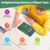 Sinirttou Sensorik Activity Board, Double-Sided Sensory Toy Board, Sensory Fidget