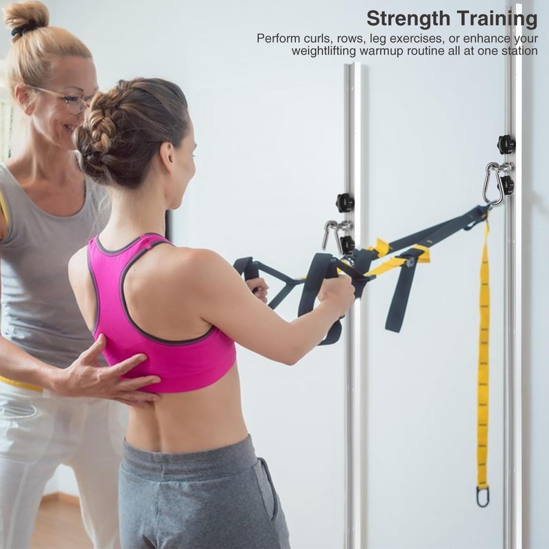 Resistance Band Wall Anchor,Gym Resistance Bands,djustable Workout Wall Anchor System,for