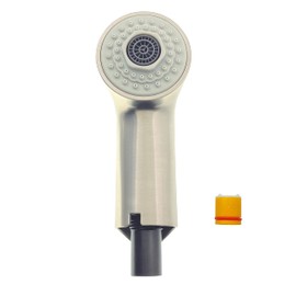 Pull-Out Spray Wand Fits Grohe Pull Out Faucets, Grohe Part 46312SD0/46298SD0, Super Steel Finish, Easy Install with O-Rings, Saves 70% vs OEM