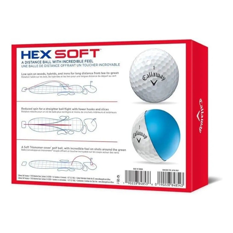 Pelotas De Golf Suaves Hexadecimales De Callaway (una Docena