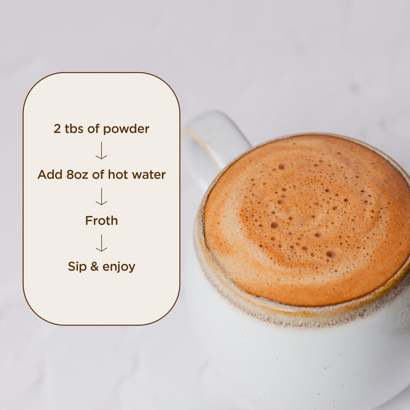 Laird Superfood Functional Mushrooms Hot Chocolate, Organic Cacao Powder Blended