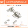 TOUCH Soft Close Cabinet Hinge, European style 1/2" inch Overlay