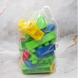 Strap leg transparent, design plastic bag small, medium, large, extra large, blue water drop_100x100cm 1 piece / 끈다리 투명,디자인 비닐봉투 소형,중형,대형,특대형 , 블루물방울_100x100cm 1장