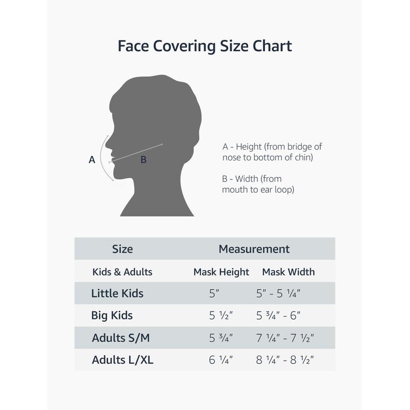Quality Durables (クオリティ デュラブルズ) ユニセックス 大人用 4枚パック 再利用可能 フェイスカバー オレンジ/ピンク/ヘザーグレー/ブルー