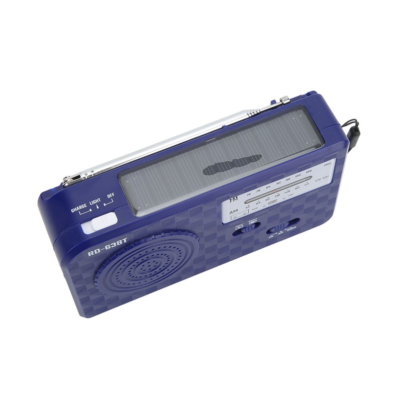 Hand Crank Solar Radio Multifunctional Emergency Radio With LED Flashlight
