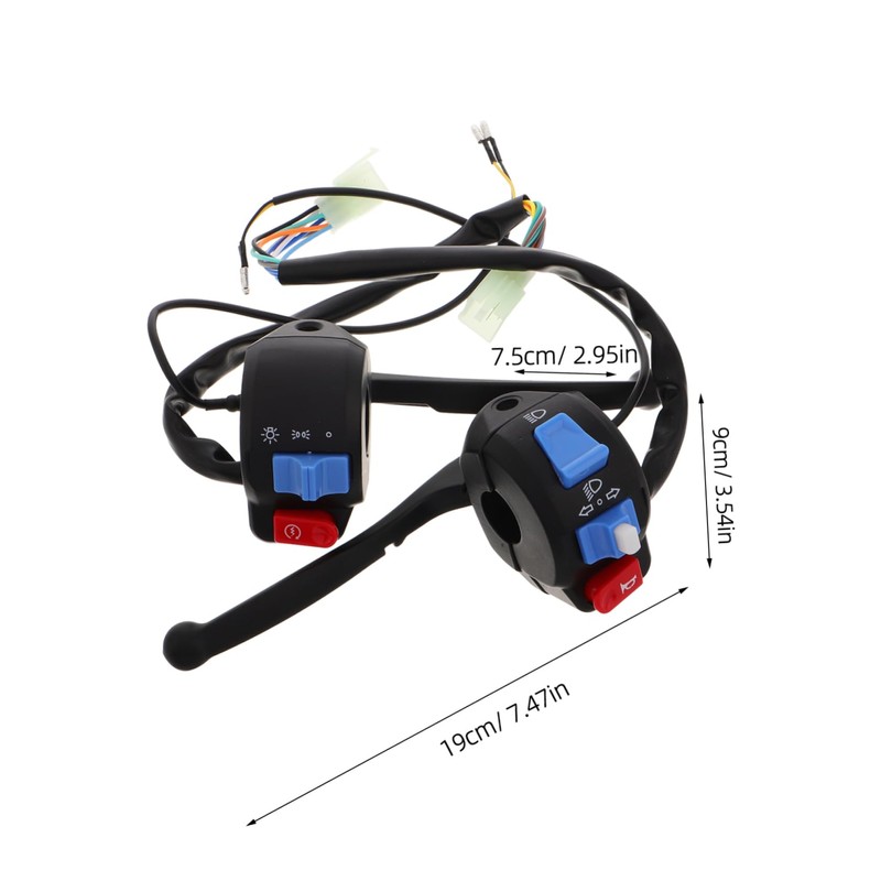 BUGUUYO 1 Pair Handlebar Control Switch Assembly for Electric Scooters