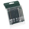 Bosch 2607019460 10-Piece Saw Blade Box, Wood/Metal/Plastic (U-Shank), Silver