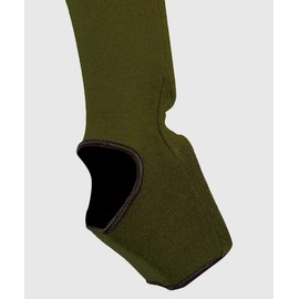 Venum, Kontact Shin Guards, Men's, M, Khaki/Black