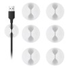 Shintop Cable Clips, 6 Pack White Cord Holder Cable Management