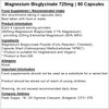 Peak Supps Magnesium Bisglycinate 725mg Capsules | Pure | Vegan