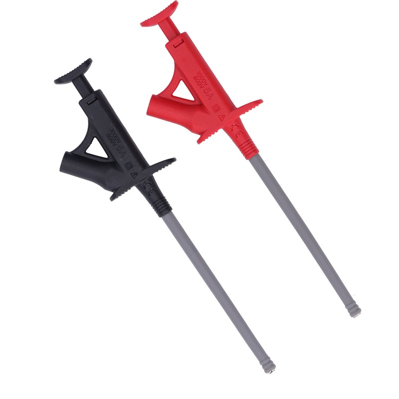 Flexible Test Hook Multimeter Electrical Testing Grabber Hook with 4MM