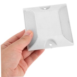 FUNOMOCYA Reflective Road Markers Durable Aluminum and Plastic Pavement Reflectors for Driveways Sidewalks and Emergency Use Enhanced Visibility with Dual