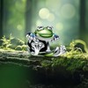 MSPOVOF Climbing Frog Charms Bead for Bracelets and Necklaces 925