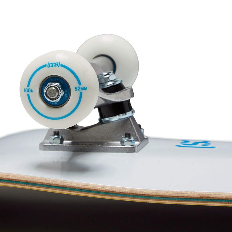 [CCS] Logo Skateboard Complete White 7.50"