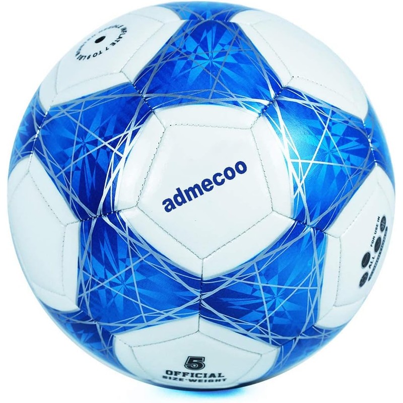 admecoo 光るサッカーボール 暗闇で光るサッカーボール サイズ3/4/5 ニードルとポンプ付き メンズ ユース 大人用 ナイトゲーム (3号)