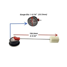 POWER PRODUCTS Fuel Gauge Meter and Tank Vent Roll Over Valve Replace Generac 0H9005 & 0J7921 GP5500 GP6500 RS5500 RS7000E RS8000E for Champion 6250 6500 7500 7850 8000 8500 8750 9500 Watts Generator