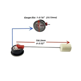 POWER PRODUCTS Fuel Gauge Meter and Tank Vent Roll Over Valve Replace Generac 0H9005 & 0J7921 GP5500 GP6500 RS5500 RS7000E RS8000E for Champion 6250 6500 7500 7850 8000 8500 8750 9500 Watts Generator