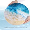 LIEKE Wooden Ocean Drum 14.7 Inch Sound Healing Instrument Meditation