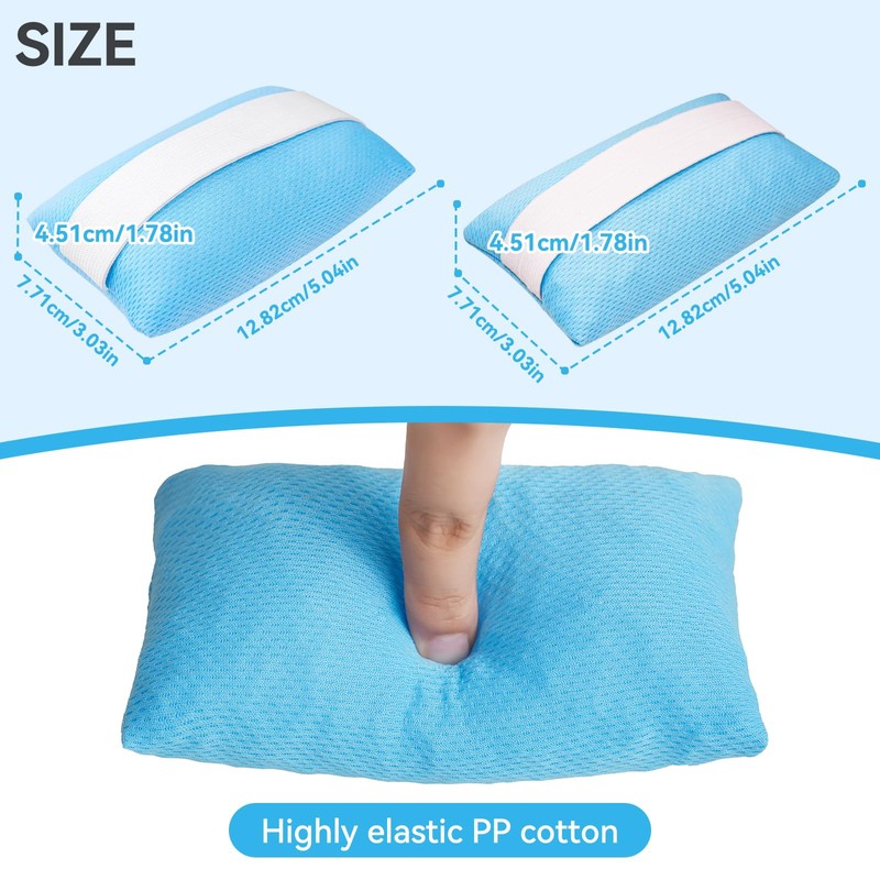 Portable Palm Grip Protector & Hand Contracture Cushion,2-Pack Elastic Band