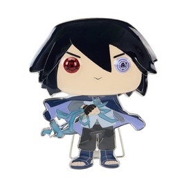 Funko Large Pop! Enamel Pin - Boruto Next Generations: Sasuke Uchiha - Boruto: Naruto Next Generations Enamel Pins - Cute Collectable Novelty Brooch - for Backpacks & Bags - Gift Idea