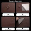 Self-Adhesive Faux Leather Repair Sheet for Furniture and Upholstery –