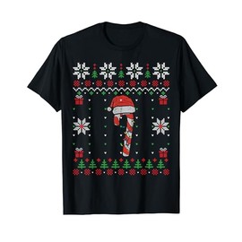 Christmas Candy Cane Santa Xmas Kids Toddler Youth Women Men T-Shirt