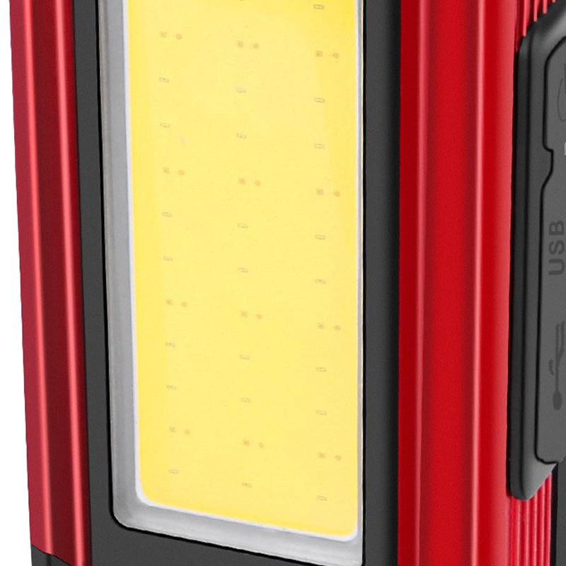 Folded Work Lights Aluminium Alloy USB Charging Magnetic COB Inspection