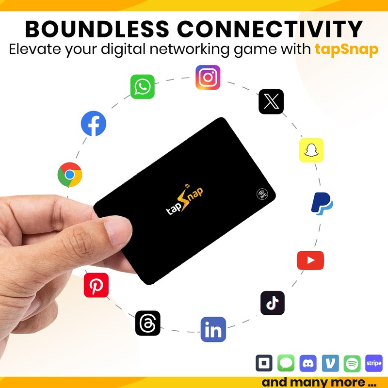 TapSnap Digital Business Card - No Subscription, Unlimited Tap Sharing