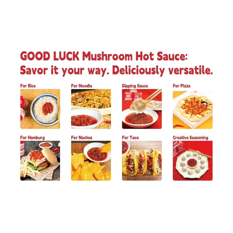 Good Luck Hot Sauce combo - 6 x 2.8 oz