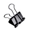 lingzaling 25mm Double Clip Black Pack of 20