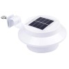 Solar Powered LED Garden Light With Bracket White Light ABS