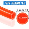 ERGAOBOY Orange 10M Polyurethane PU Air Hose Pipe Kit, 4mm