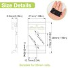 5PCS Din Rail Mount Clip 35mm 1.08 Width Universal DIN