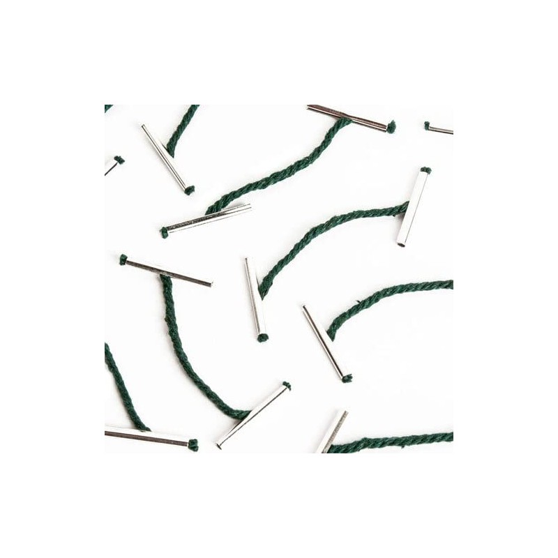 Q-Connect Metal Treasury Tag, 76 mm, Pack of 100, Green