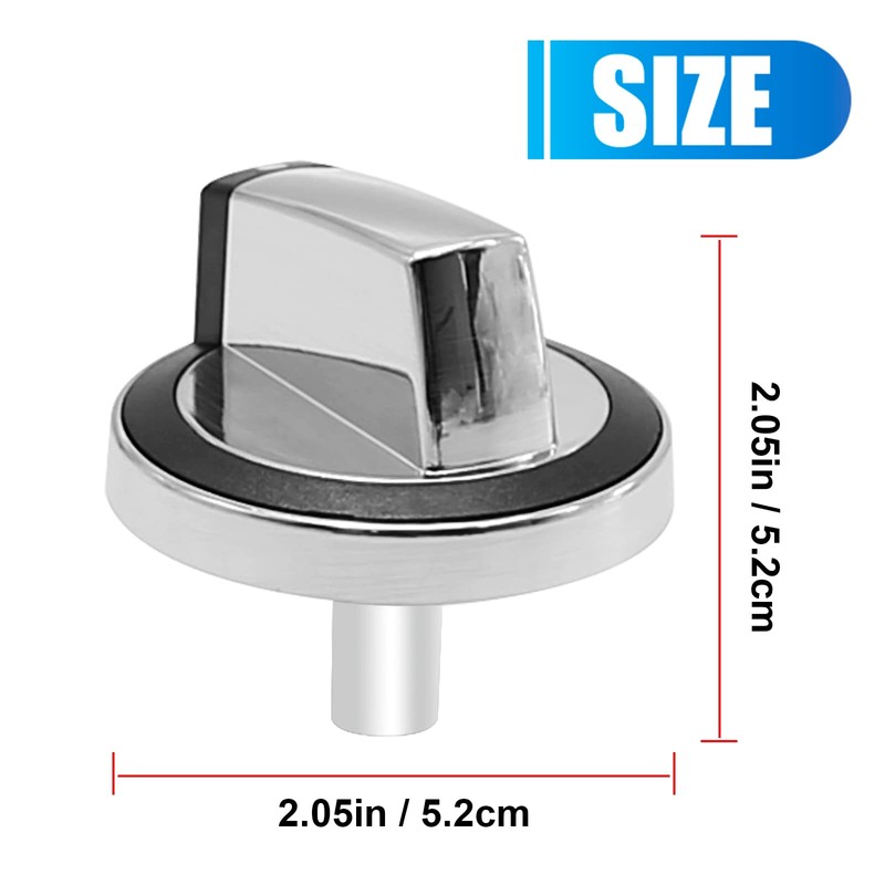 W10284885 5 Pcs Stove Knob Gas Control Assembly Replacement for