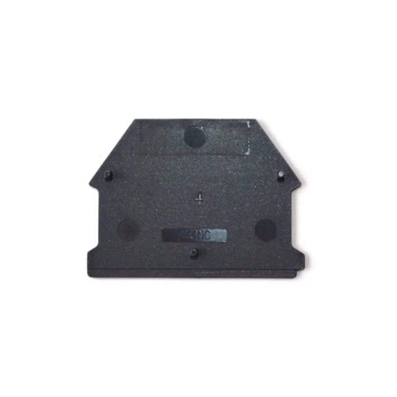 ICI Dinkle DK4NC-BK DIN Rail Terminal Block End Cover for