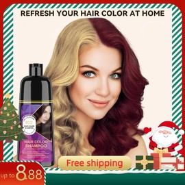 ECO Finest 【Christmas Discounts】ECO Finest Semi-Permanent Hair Dye - Non-Toxic Pure Botanical Burgundy Hair Dye - Burgundy (1-3 pc) Haircare - Color: Brown, Quantity: 1