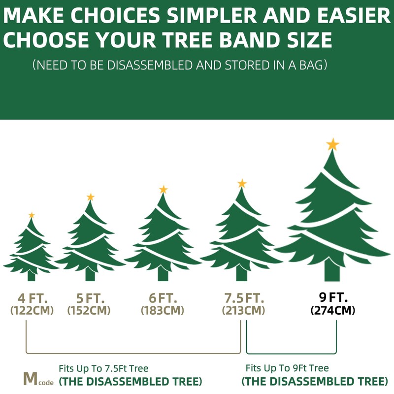 ITHWIU Christmas Tree Storage Bag Fit 7.5 Ft Holiday Tree