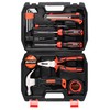 DIFFLIFE Tool Sets Household Tool Kit 15-Piece,General Home/Auto Repair Tool