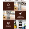 VA1KENE Cold Brew Coffee Maker 64oz, Iced Coffee Maker with