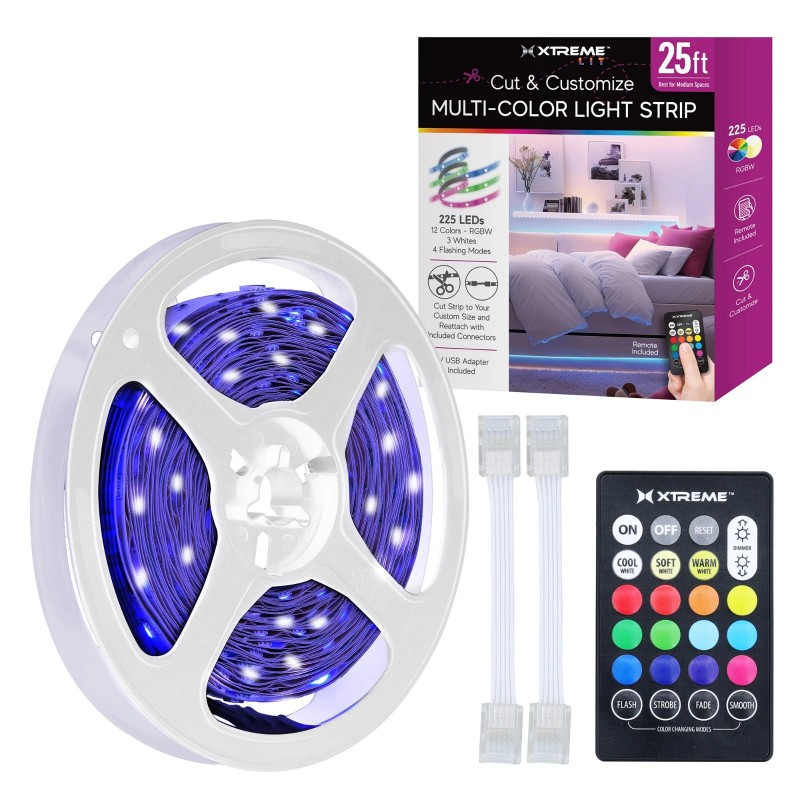 Xtreme Lit 25ft Cut & Customize Indoor LED Light Strip