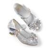 JerrisApparel Princess Shoes Girls Carnival Party Wedding Mary Janes, silver