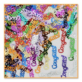 Beistle CN037 Congrats Confetti, 1/2-Ounce