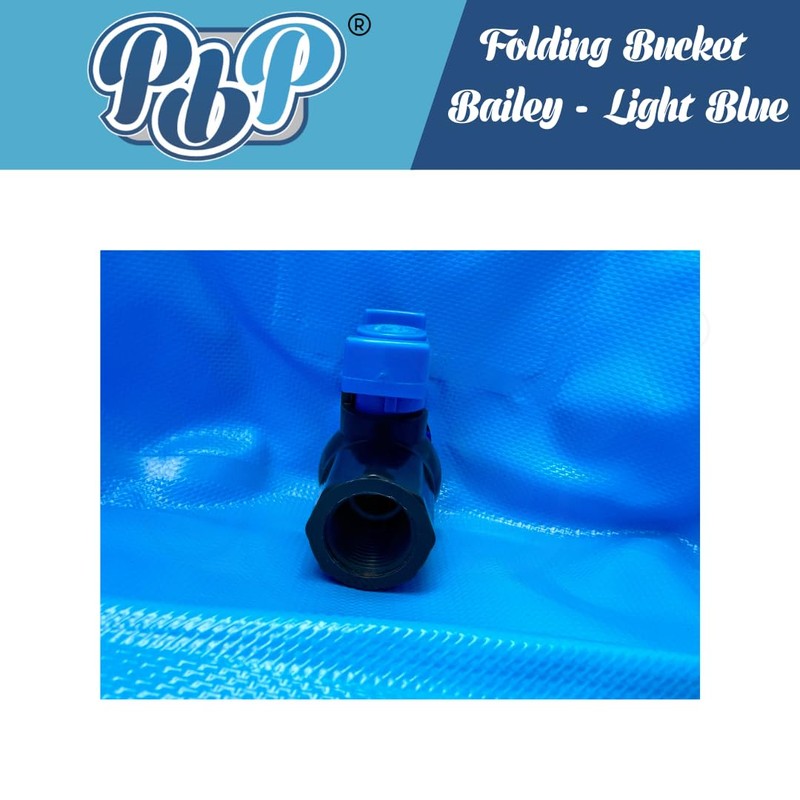 PBP "Bailey" Folding Utility Bucket, 30L Capacity, with Quick Hose